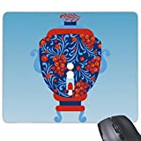 beatChong Russie Motif National Symbole Vase Non-Slip en Caoutchouc Tapis de Souris de Bureau Jeu Tapis de Souris Cadeau