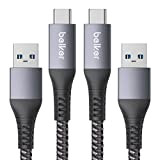 Belker 2 pièces câble de charge rapide USB C 10Gbit/s données USB A câble de voiture Android 3A chargeur rapide ...
