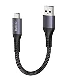 Belker Câble USB C Court 20cm/0.2M 10Gbps USB3.1 Gen2 Câble de Données Type C Android Auto QC3.0 3A USB A ...