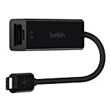 Belkin - Adaptateur USB C vers Ethernet femelle - Noir (compatible avec le nouvel iPad Pro)