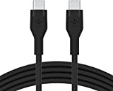 Belkin BoostCharge Flex Câble USB de type C vers C en silicone (1 m) certifié USB-IF pour MacBook Pro, iPad ...