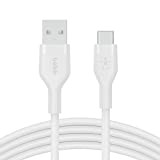 Belkin Câble USB-C vers USB-A BoostCharge Flex en Silicone (1 m), certifié USB-If, câble de Recharge pour iPad Pro, Galaxy ...