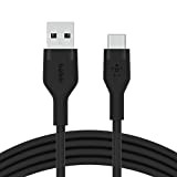 Belkin Câble USB-C vers USB-A BoostCharge Flex en Silicone (1 m), certifié USB-If, câble de Recharge pour iPad Pro, Galaxy ...