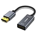 BENFEI Adaptateur DisplayPort vers HDMI 4 K@60 Hz, DP vers HDMI Compatible avec HP, ThinkPad, AMD Nvidia Desktop et Plus, ...