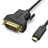BENFEI Câble USB C vers DVI-D, 1,8 m Type-C vers DVI [Thunderbolt 3] Compatible câble