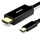 BENFEI Câble USB Type C (Thunderbolt 3) vers HDMI 4K UHD, adaptateur 0.9M USB-C vers HDMI mâle à mâle cordon ...