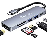 Best Cable - Adaptateur multi-ports 6 en 1 - Hub USB C - Sortie HDMI 4K, 2 ports USB 3.0, ...