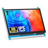 Beumons 7'' Écran Tactile Raspberry Pi Touchscreen Monitor IPS 1024X600 Moniteur Portable USB HDMI Écran Capacitif Pi, Compatible avec Raspberry ...