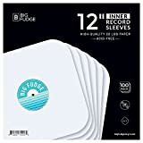 BIG FUDGE Pochettes intérieures pour Disques Vinyles - 30cm x 100 Pièces - Protection de Vinyle en Papier Épais & ...