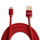 BigBuild Technology Câble de charge et de transfert de données plus rapide Rouge 2 m pour tablette Huawei MediaPad T2, ...