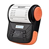Bisofice Imprimante Ticket de Caisse de 80 mm Imprimante de reçus Thermique sans Fil BT Imprimante de factures Mobile Compatible ...