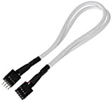 BITFENIX 30cm Extension câble USB Interne - Blanc/Noir