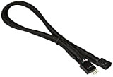BITFENIX 30cm Extension câble USB Interne - Noir/Noir