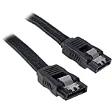 BitFenix BFA-MSC-SATA330KK-RP Câble SATA 3 Gainé Noir/Noir
