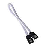 BitFenix BFA-MSC-SATA330WK-RP Cable SATA 3 Gaine Blanc/Noir