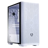 BITFENIX Nova Mesh SE TG (Blanc) - Boîtier PC Gaming avec 2 Ventilateurs ATX/Micro ATX/Mini ITX/ Verre Trempé Blanc