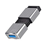Bjhengxing Wuzpx EAGET F90 128Go Haut débit USB 3.0 Push-Pull en Alliage de Zinc U Disque (Gris Argenté) (Couleur : ...