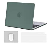BlueSwan Coque Compatible avec MacBook Air 2022 13,6 Pouces M2 A2681, Étui Rigide Mat & Housse de Clavier & Tapis ...