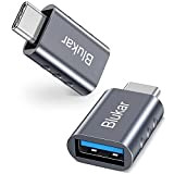 Blukar Adaptateur USB C vers USB 3.0 (OTG), [Lot de 2] Adaptateur USB Type C Male vers USB A Femelle ...