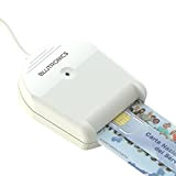 BLUTRONICS Lecteur de Carte à Puce Smart Card USB 2.0 BLUDRIVE II CCID Plug et Play, Digital Signature, Carte d'Identité, ...