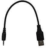 BODYART Câble de Chargement USB 2,5 mm Chargeur Câble d'alimentation Adaptateur de Cordon pour Casque JBL Synchros E50BT Bluetooth