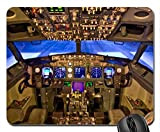 Boeing 737 Cockpit Mouse Pad, Mousepad (10.2 x8.3 x 0.12 inches)