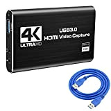 Boitier Acquisition Video 4K Carte de Capture de Jeu USB3.0 Game Streaming Capture Vidéo Card HD1080P Faible Latence pour Diffusion ...