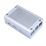 Boîtier en aluminium argenté pour Raspberry Pi 3, compatible avec Raspberry Pi 2 modèle B également