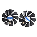 Bonace Ventilateur Refroidisseur pour Sapphire Radeon RX 470 480 580 570 Nitro Mining Edition RX580 RX480 Ventilateur de Refroidissement de ...