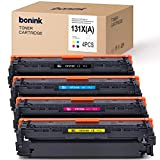 BONINK 4 Compatibles Cartouches de Toner remis à Neuf pour HP 131X CF210X CF210X pour HP Laserjet Pro 200 Color ...
