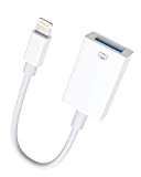 BOUTOP Adaptateur USB vers Lightning pour Appareil Photo avec Fonction OTG pour iPhone iPad - Blanc