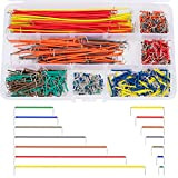 Breadboard Jumper Cable Wire Kit Mâle vers Mâle 14 Assorties Longueur avec Boîte de Rangement 560 pièces