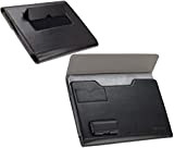 Broonel - Étui Folio en Cuir Noir - Compatible avec Le Acer Predator Helios 300 17 Gaming Ordinateur Portable