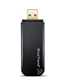 BrosTrend 1200Mbps Adaptateur réseau WiFi USB; bibande 5GHz/2.4GHz; pour de Bureau, Portable, PC de Windows 11/10/8/7, USB 3.0