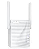 BrosTrend Répéteur WiFi AC 1200 MB/s, Amplificateur WiFi, WiFi Extender, Booster WiFi, Couverture WiFi Étendue 5 GHz & 2,4 GHz ...
