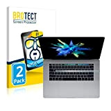 brotect 2-Pièces Protection Ecran Compatible avec Apple MacBook Pro 15" 2017 (Touch Bar Uniquement) - Film Protection Ultra Clair