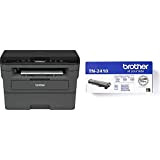 Brother DCP-L2510D Imprimante Multifonction 3 en 1 Laser - Monochrome - A4 - sans Wi-FI & TN2410 - Cartouche Originale ...