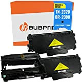 Bubprint 2 Cartouche de Toner et Tambour Compatible pour Brother TN-2320 DR-2300 pour DCP-L2500D DCP-L2520DW DCP-L2540DN DCP-L2560DW HL-L2300D HL-L2340DW HL-L2360DN ...