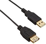 Buffalo bsuaasm215bk 1.5 m USB à USB A Male Female Black USB Cable – USB Cables (1,5 m, USB A, USB A, 2.0, Black)