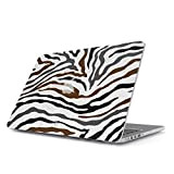 BURGA Coque pour Macbook Air 13 Pouces Housse en Plastique Étui Rigide Modèle: A1466 / A1369 Animal Sauvage Wild Zebra ...