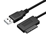 Câble Adaptateur Câble Adaptateur USB 2.0 vers SATA Convertisseur Externe et câble pour Lecteur Optique CD / DVD pour Ordinateur ...