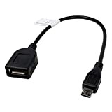 Câble Adaptateur Micro-USB OTG pour Medion Lifetab X10302 (MD 60347), pour Le Transfert Direct de Photos, de vidéos et d'autres ...