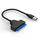 Câble adaptateur USB 3.0 vers SATA pour disques SSD 2,5" - Convertisseur externe SATA vers USB 3.0 - Convertisseur USB ...