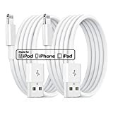 Câble Chargeur iPhone Apple, [ Certifié MFi ] 2Pack 1M Lightning vers USB Câble, Ultra Résistant Cordon iphone Apple Original ...