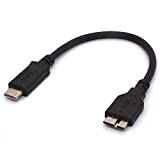 Câble Court USB C vers Micro B – Cordon Type C 3.0 vers Micro B pour Disque Dur Externe Toshiba ...