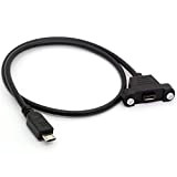 Câble d’Extension Micro USB de Type B mâle vers Femelle pour Raspberry Pi, Arduino, Feather - Montage sur Panneau à vis ...