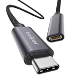Câble d'extension USB C Belkertech TypeC Rallonge mâle à femelle USB 3.1(5Gb/s)Extension de charge/synchronisation 5A pour chargeur sans fil Magsafe,M1 ...