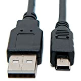 Câble de transfert Keple Mini USB Data Sync & Image pour Canon Digital IXUS Series: IXUS 160/162/165/170/172/185/210/220 HS / 230 ...