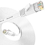 Câble Ethernet 5m, RJ45 Cat 6 Cable réseau, Cable Internet haut débit avec connecteur testeur rj45 pour modem routeur swtich, ...