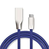 Cable Fast Charge Type C pour HTC 10 Smartphone Android Chargeur 1M USB connecteur Recharge Rapide (Bleu)